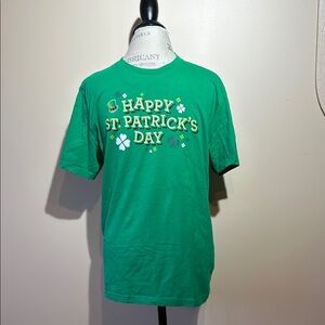 St. Patrick's Day T-shirt, Green (Size Large)